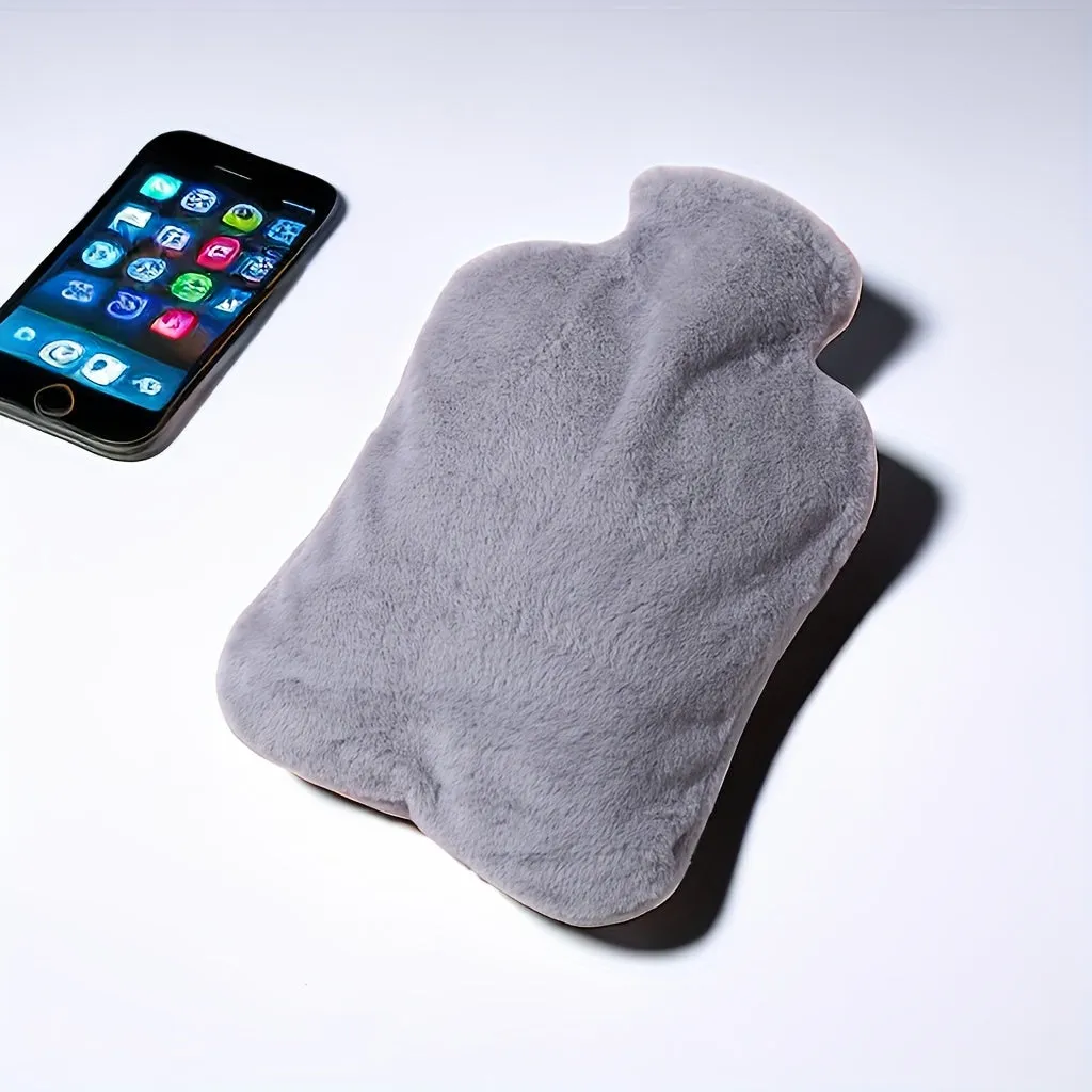 1000ml Plush Hot Water Bag Safe Portable Hand Warmer