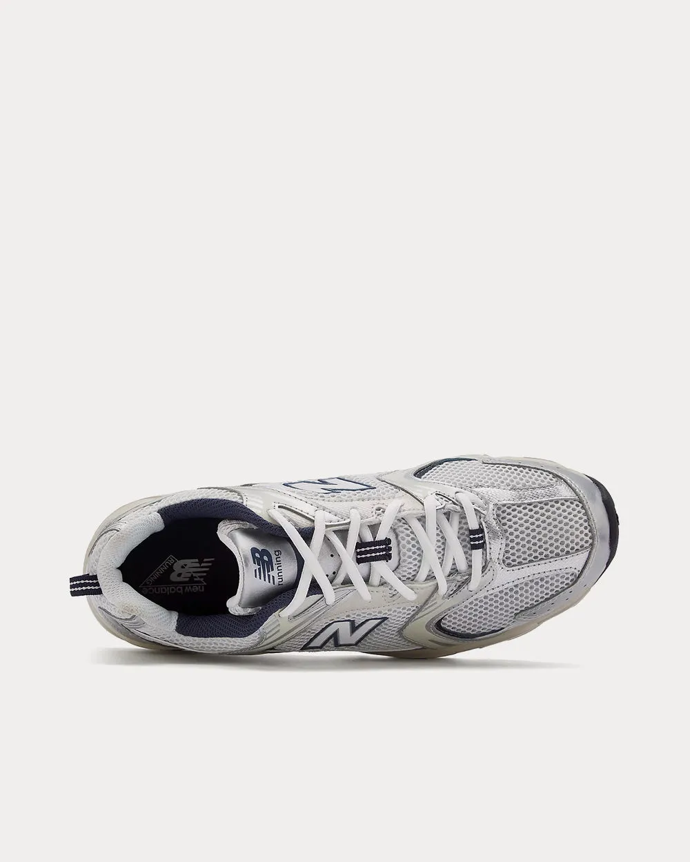 530 Silver Metallic / Summer Fog / Navy Low Top Sneakers