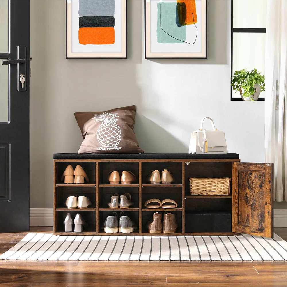 9 Compartments Shoe Bench