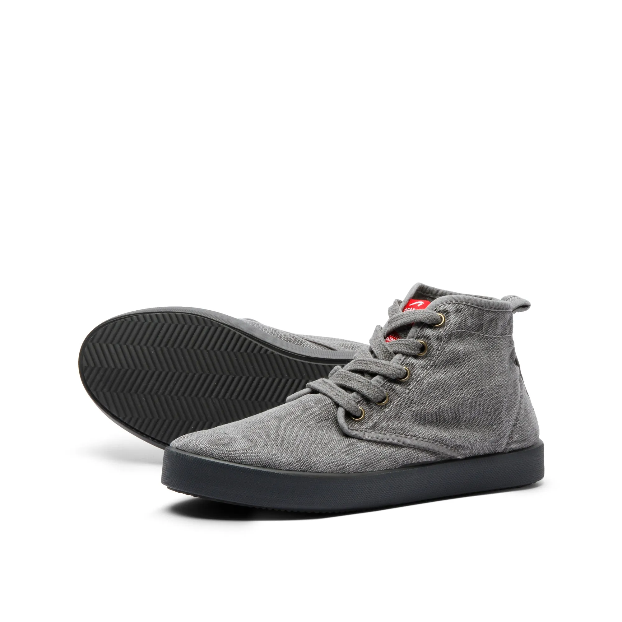 ADAM HEMP SNEAKER GREY WASHED