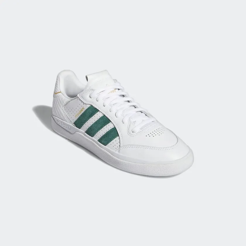 Adidas Tyshawn Low - Cloud White/Collegiate Green/Gold Metallic