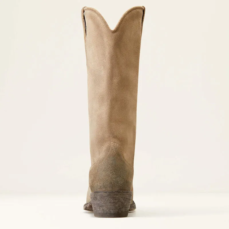 Ariat® Women's "Memphis" Western Boots - Burnt Taupe Suede