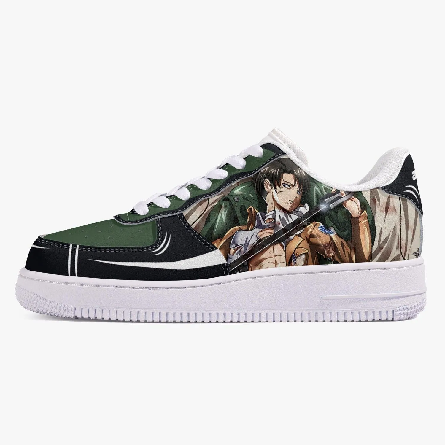 Attack On Titan Levi AF1 Anime Shoes