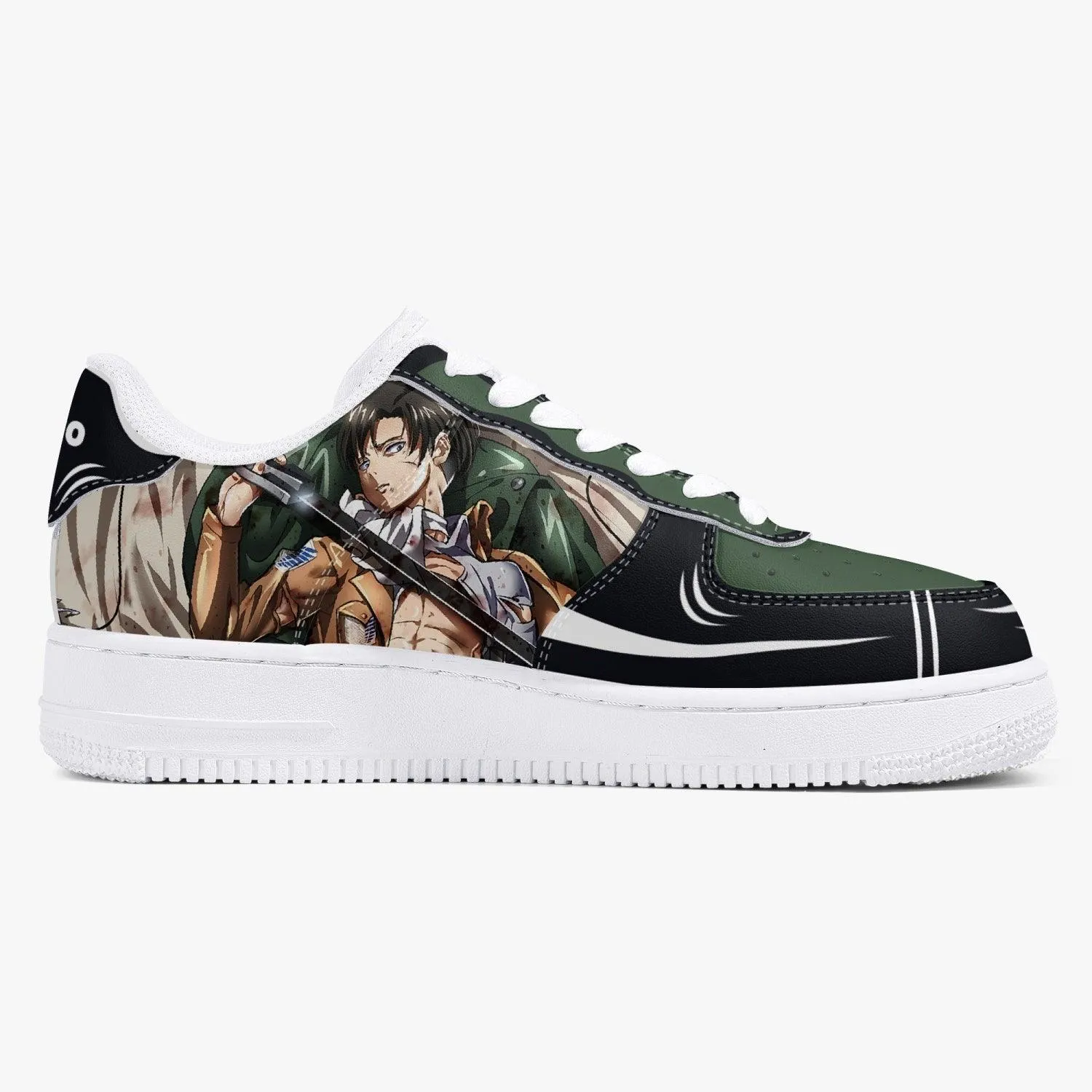 Attack On Titan Levi AF1 Anime Shoes