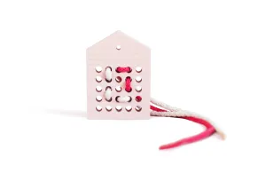 BABAI Wooden Lacing Toy "25" in Pink Color for 3 