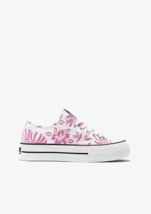 B&W White Hawai Solar Sneakers