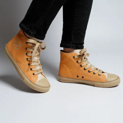 BILLY HEMP SNEAKER ORANGE-OFFWHITE