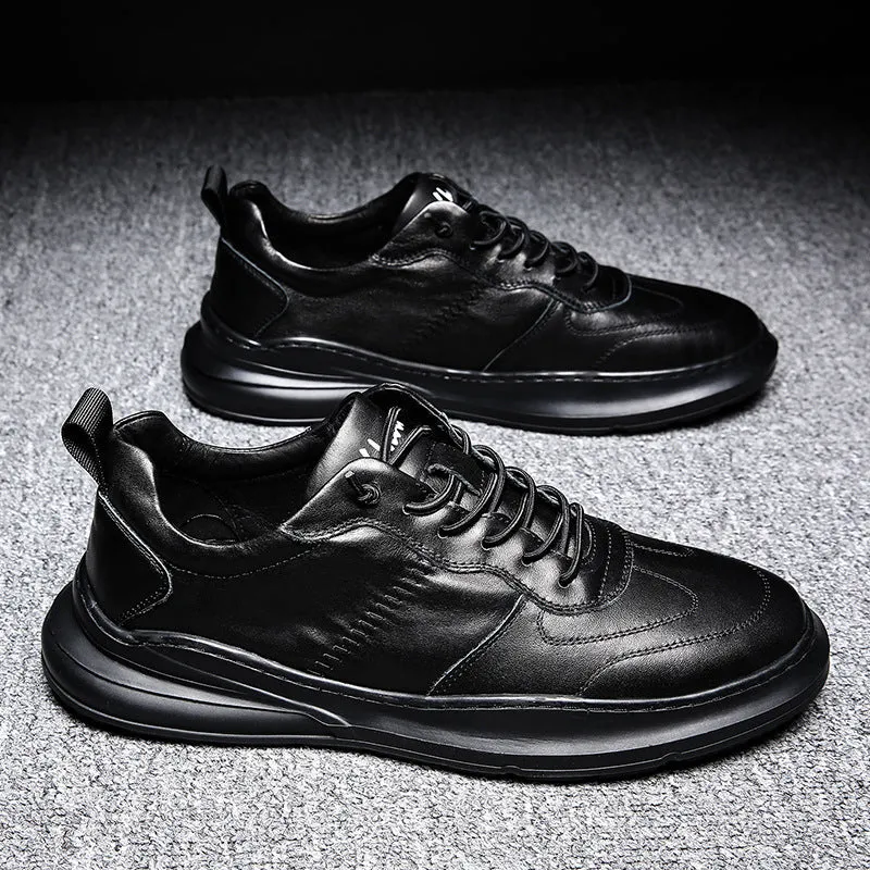 Board Sports Teen Casual Tide Shoes | Soft Leather Sneakers