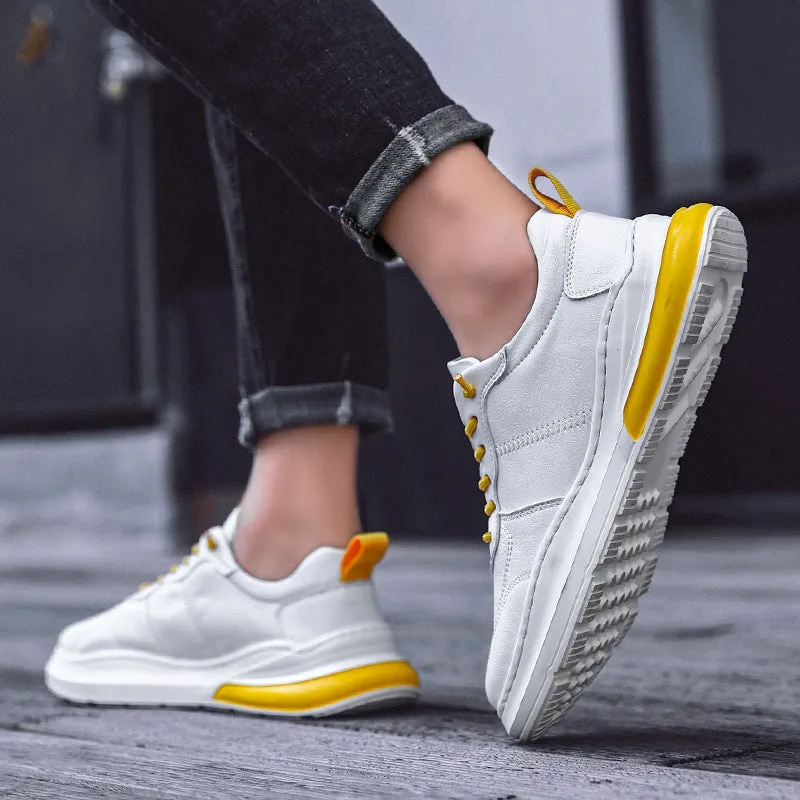 Board Sports Teen Casual Tide Shoes | Soft Leather Sneakers