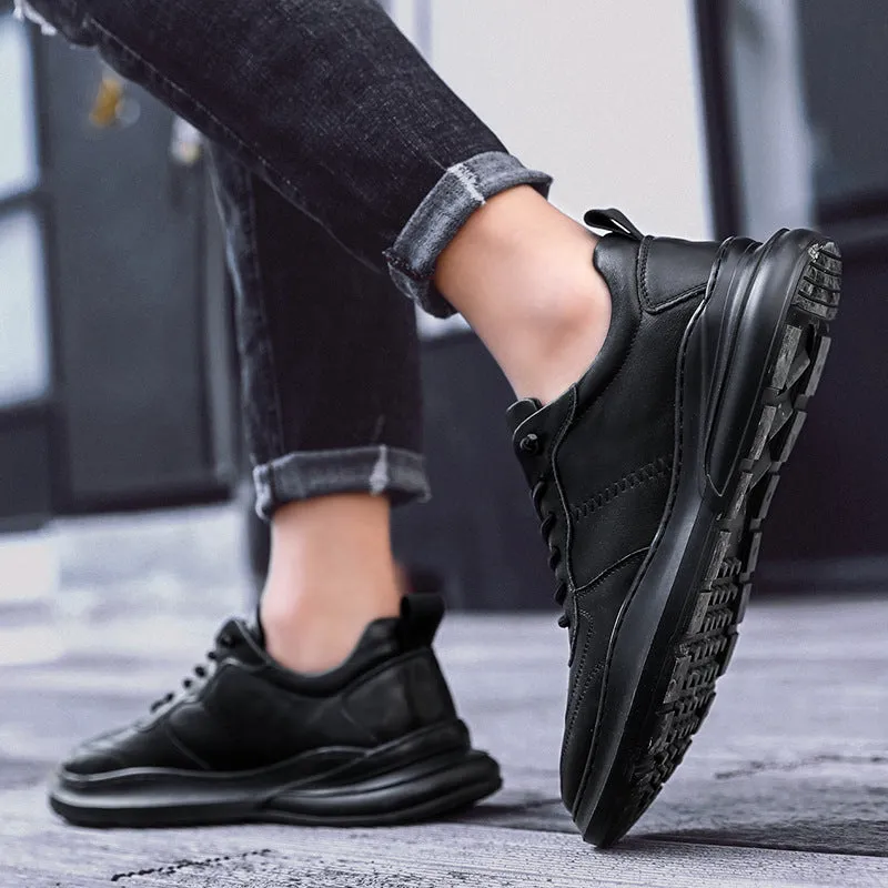 Board Sports Teen Casual Tide Shoes | Soft Leather Sneakers