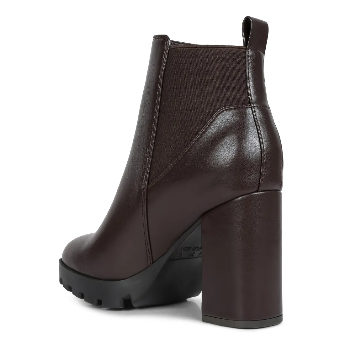 Bolt Block Heeled Chelsea Boots