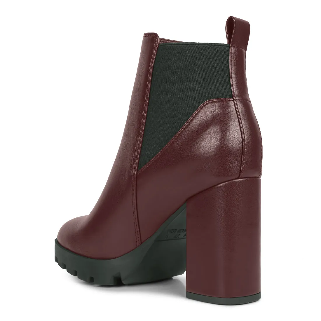 Bolt Block Heeled Chelsea Boots