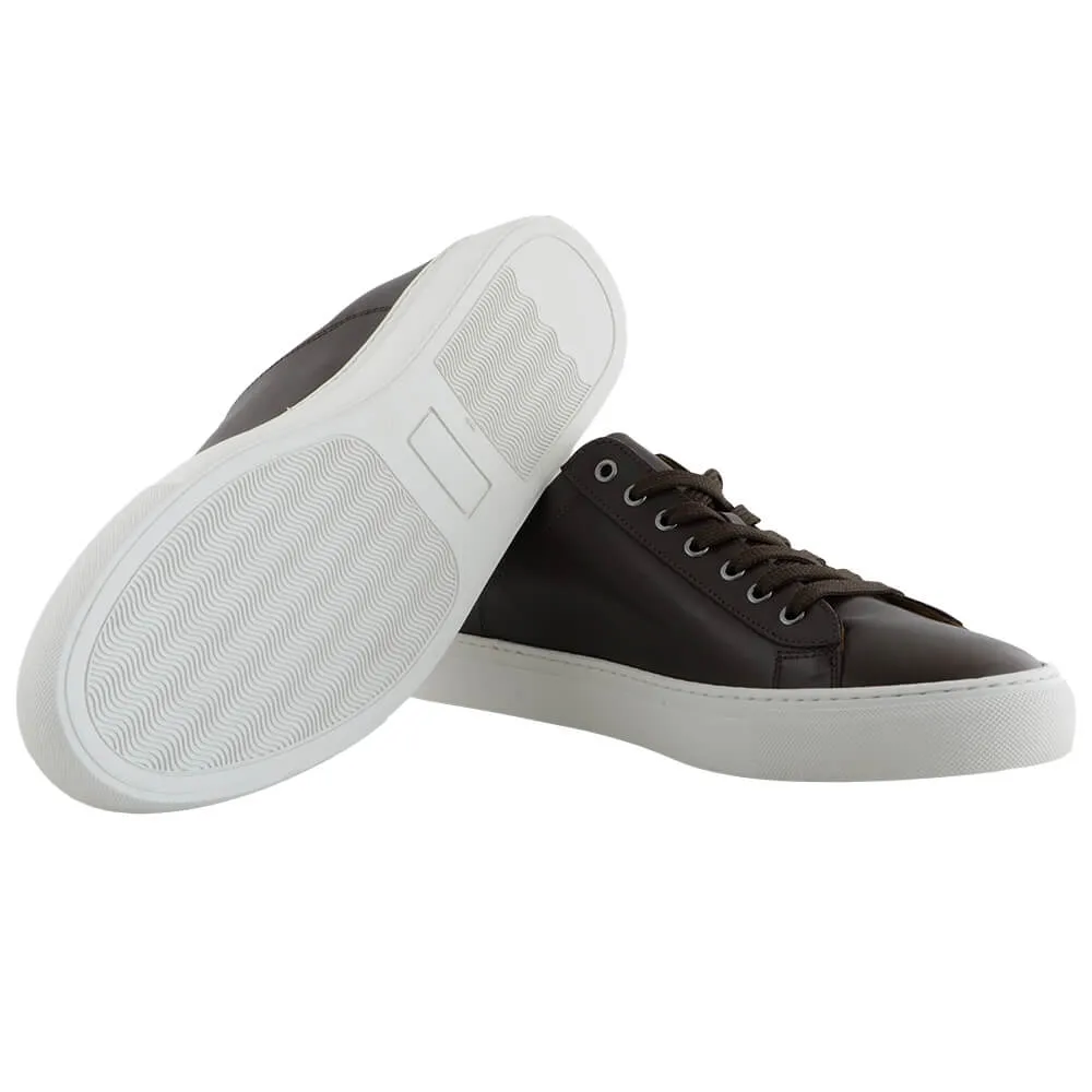 Brown Leather Sneakers