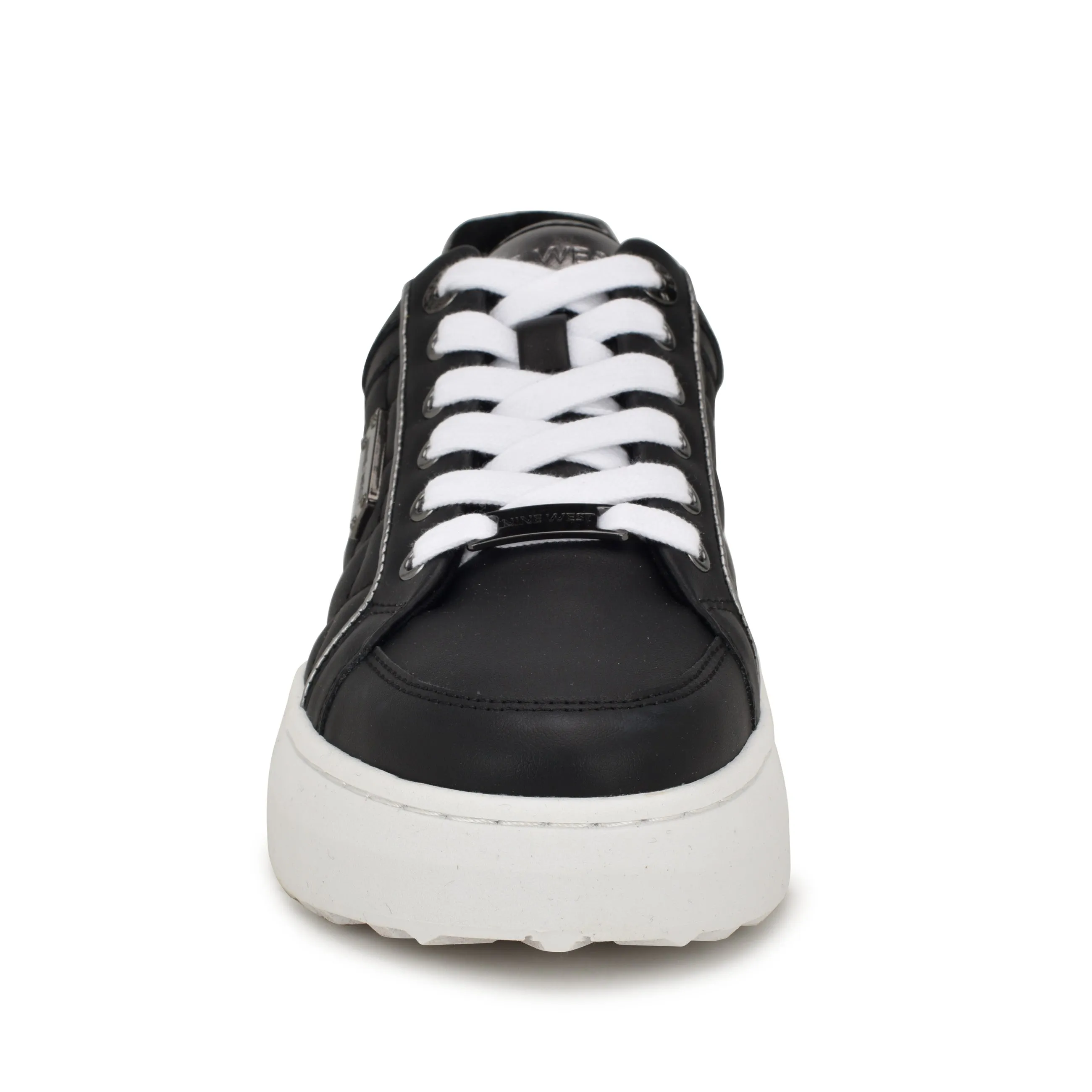 Cafee Lace-Up Platform Sneakers