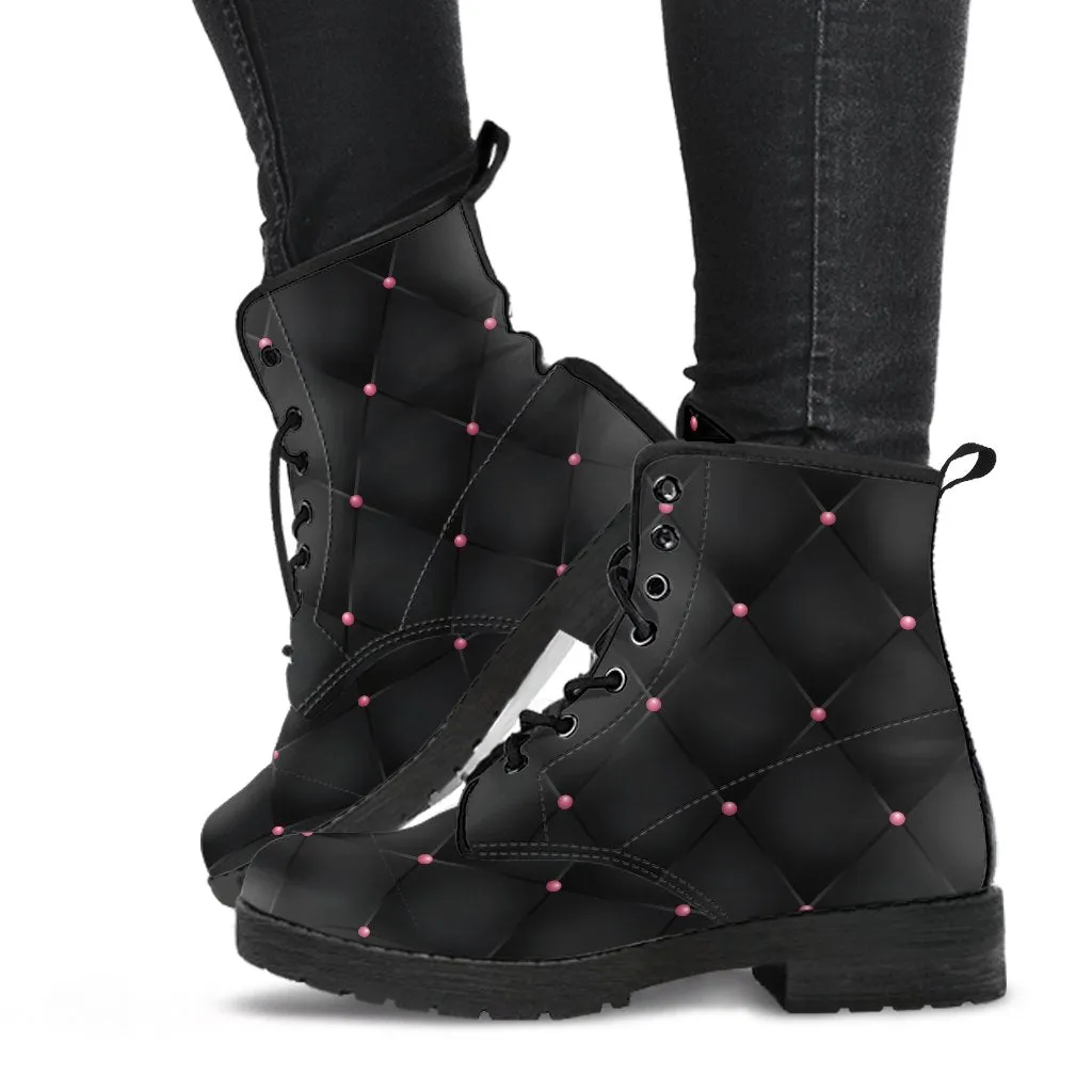 Combat Boots - Classic Pattern #115 | Unisex Boots, Custom Shoes, Hippie Boots, Lace Up Boots, 90s Boots, Women's Boots, Boots Men