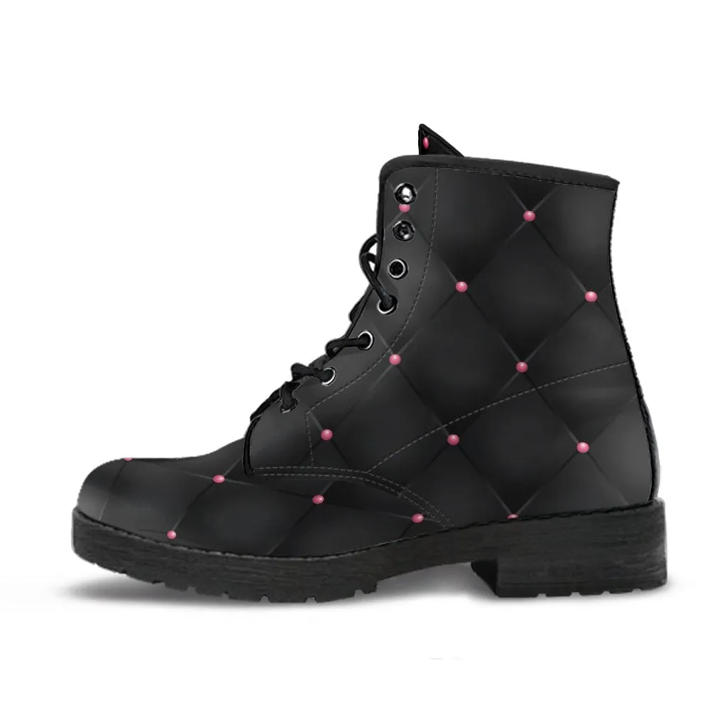 Combat Boots - Classic Pattern #115 | Unisex Boots, Custom Shoes, Hippie Boots, Lace Up Boots, 90s Boots, Women's Boots, Boots Men