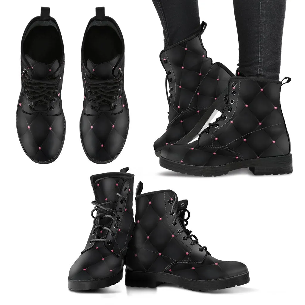 Combat Boots - Classic Pattern #115 | Unisex Boots, Custom Shoes, Hippie Boots, Lace Up Boots, 90s Boots, Women's Boots, Boots Men