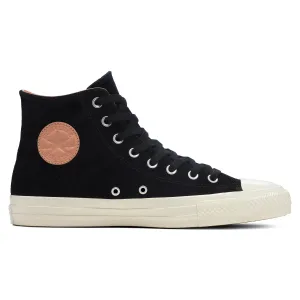 CONVERSE CONS CHUCK TAYLOR ALL STAR PRO NUBUCK BLACK / VACHETTA BEIGE