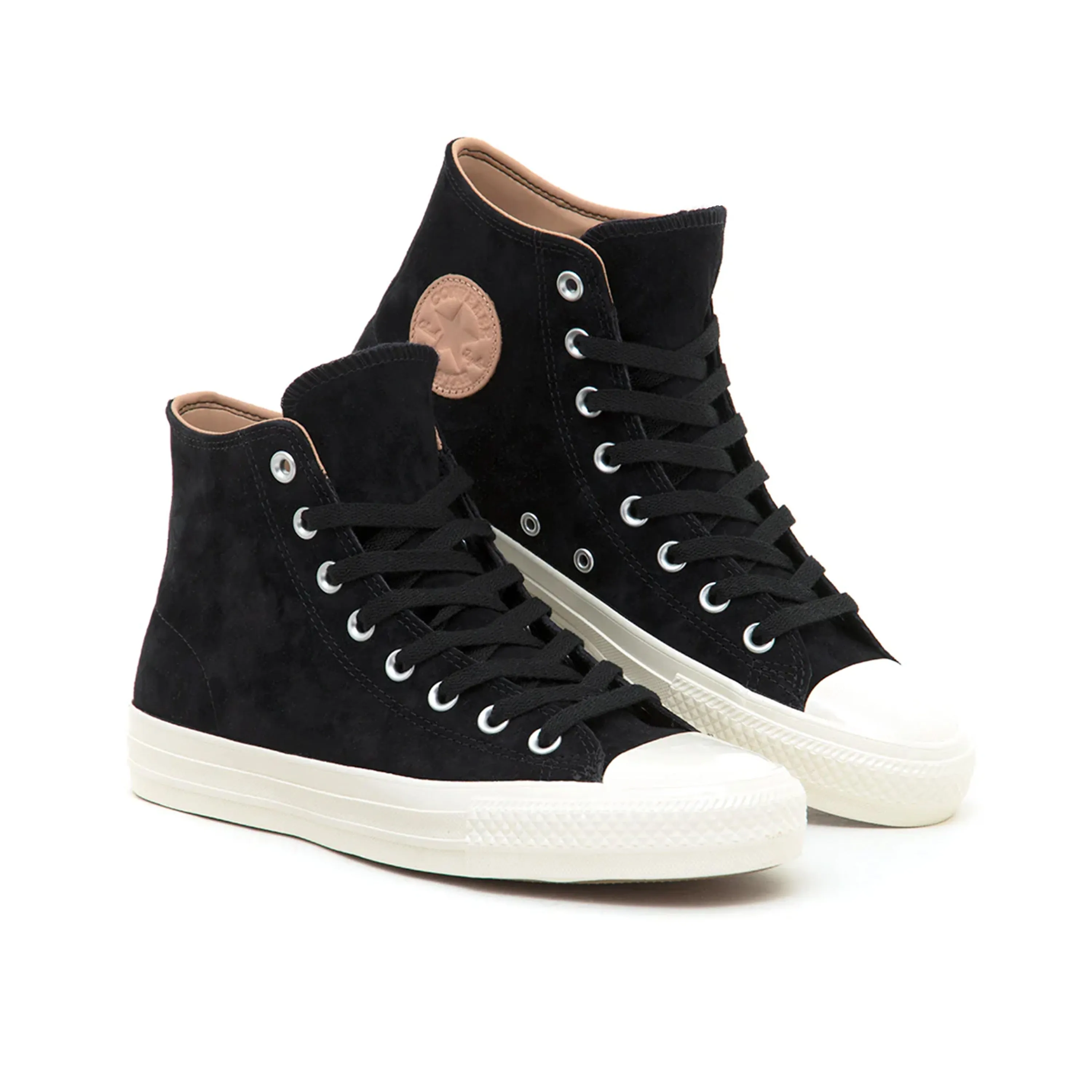 CONVERSE CONS CHUCK TAYLOR ALL STAR PRO NUBUCK BLACK / VACHETTA BEIGE