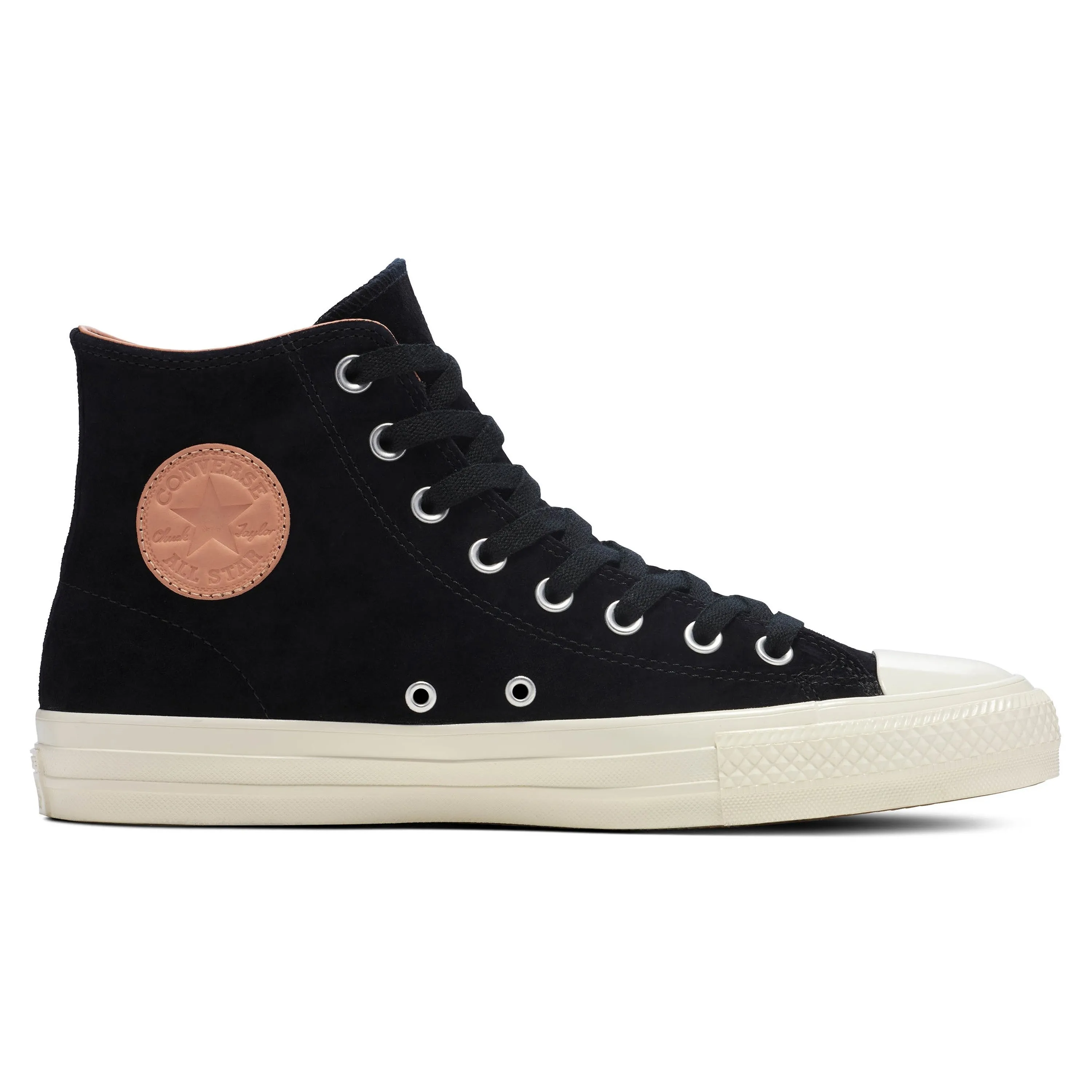 CONVERSE CONS CHUCK TAYLOR ALL STAR PRO NUBUCK BLACK / VACHETTA BEIGE