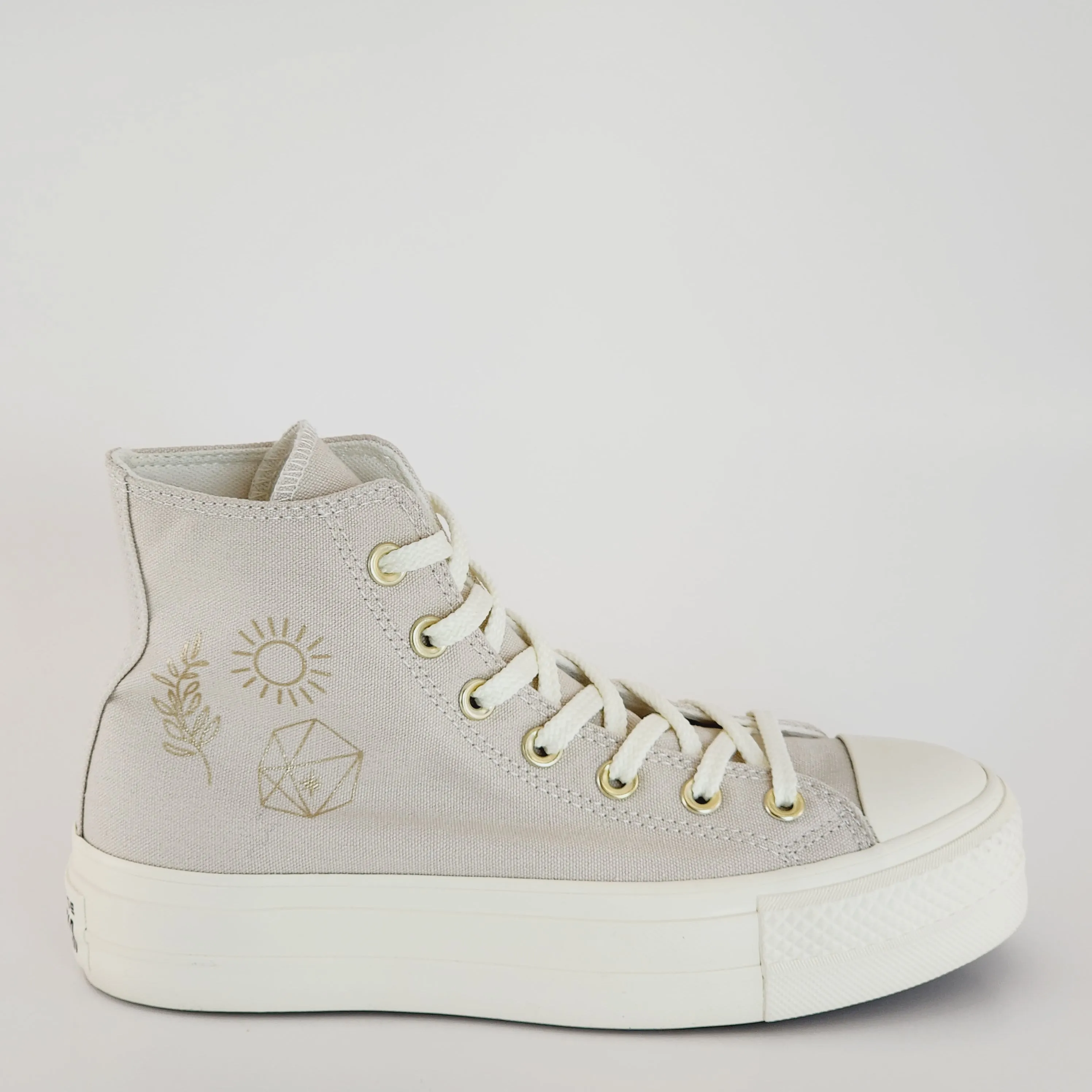 Converse CTAS Hi Lift 'Golden Elements' Women's Platform Sneakers A02205C NWT