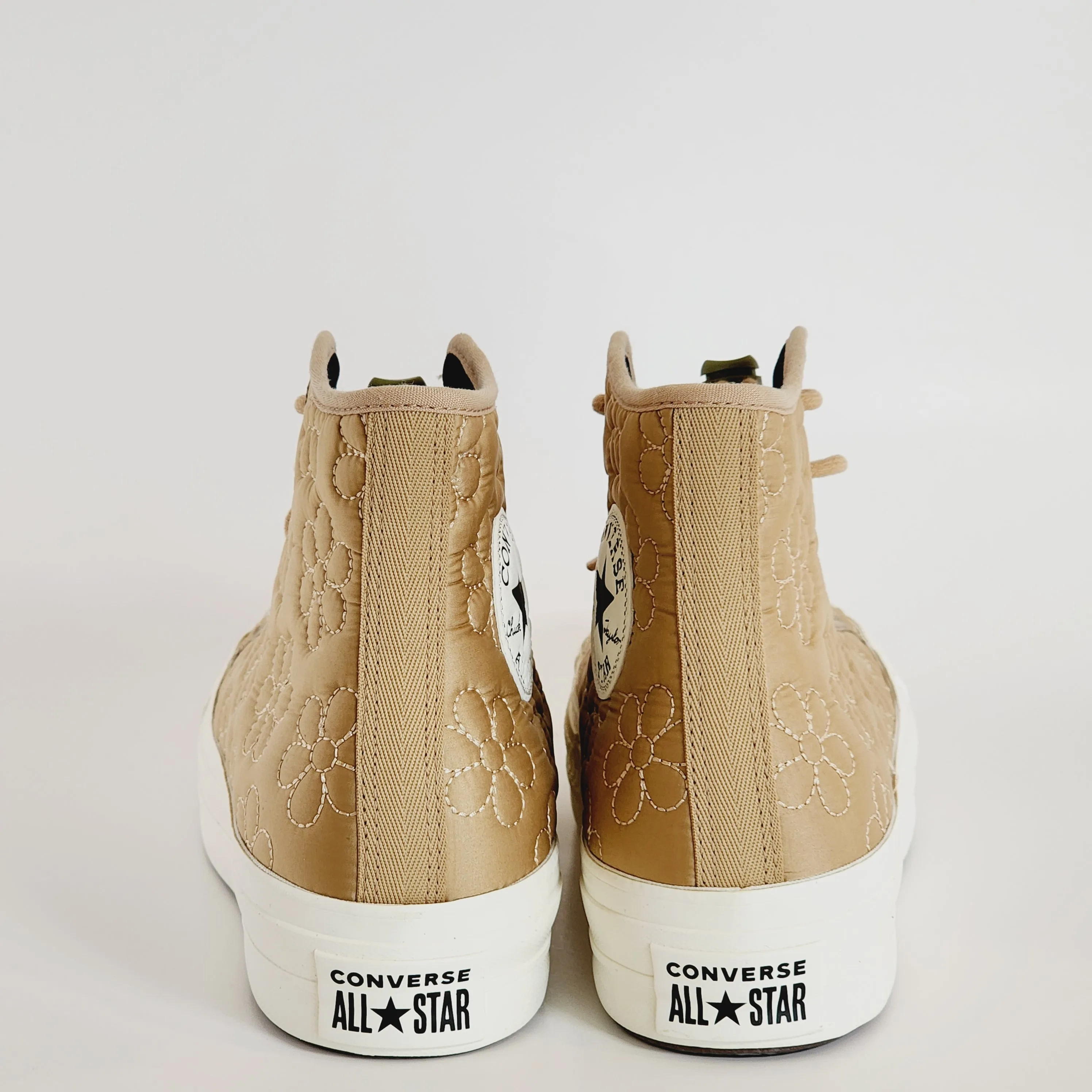 Converse CTAS Lift Hi Quilted Epic Dune Women's Platform Sneakers A08721C NWT