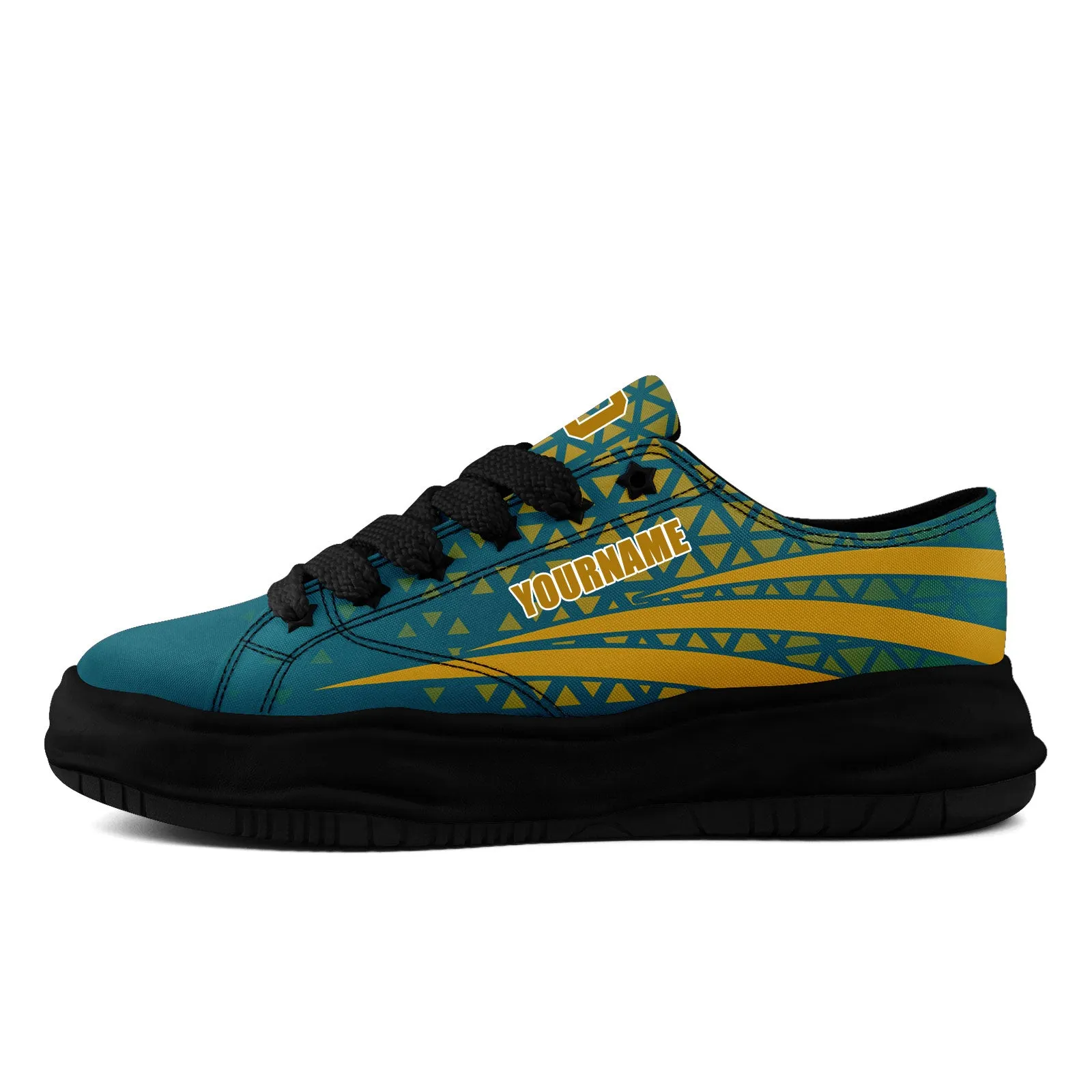 Custom Blue Black Florida Shoes Personalized Sneaker FN038-D023003-16