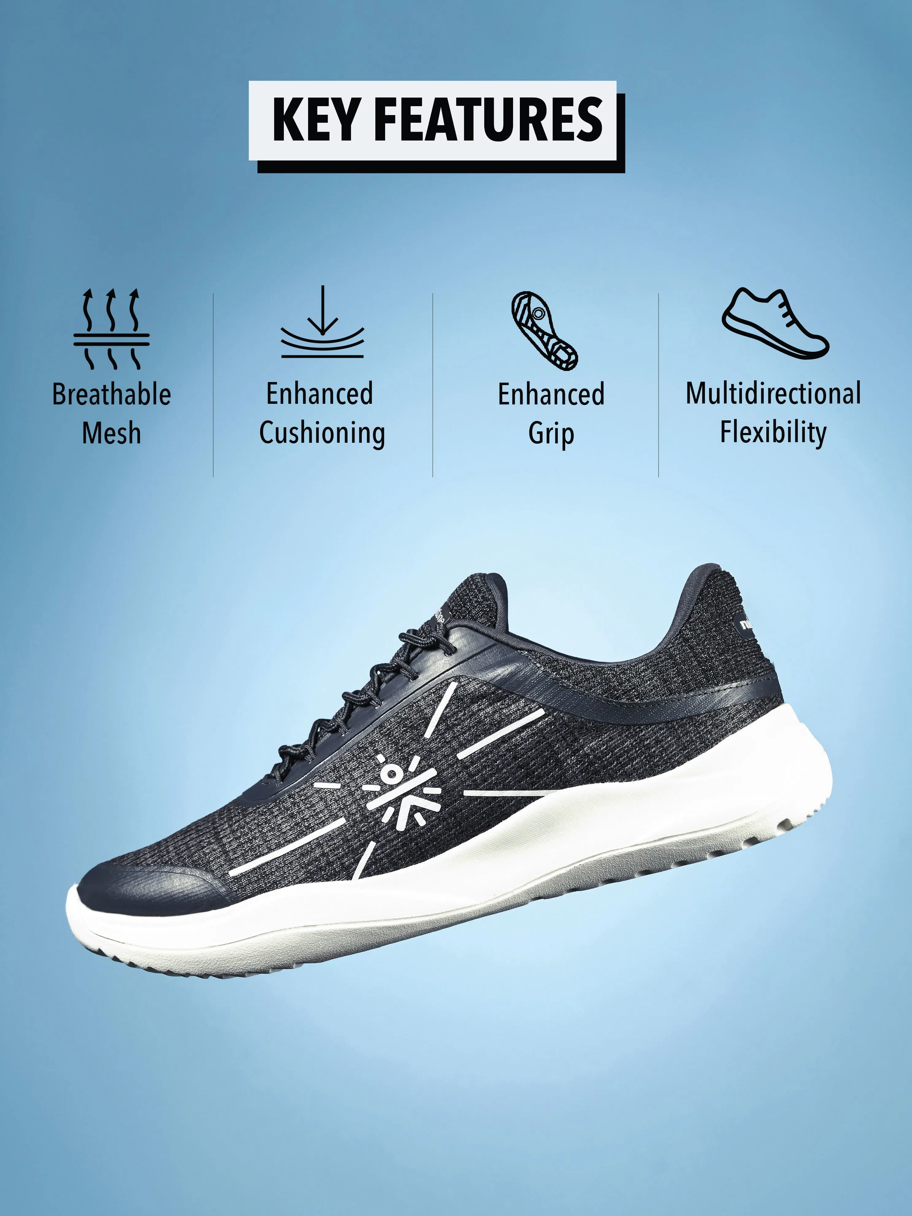 Dartin Men Running Shoes - Dark Grey
