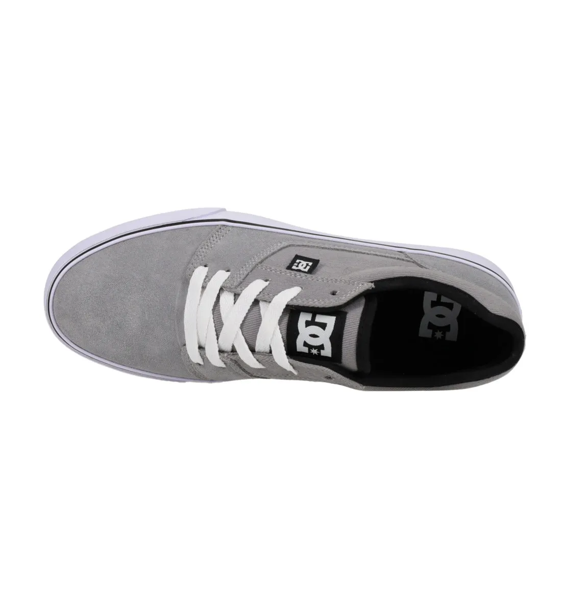 DC Men's Tonik Leather Shoes Grey/Black ADYS300769-XSKN