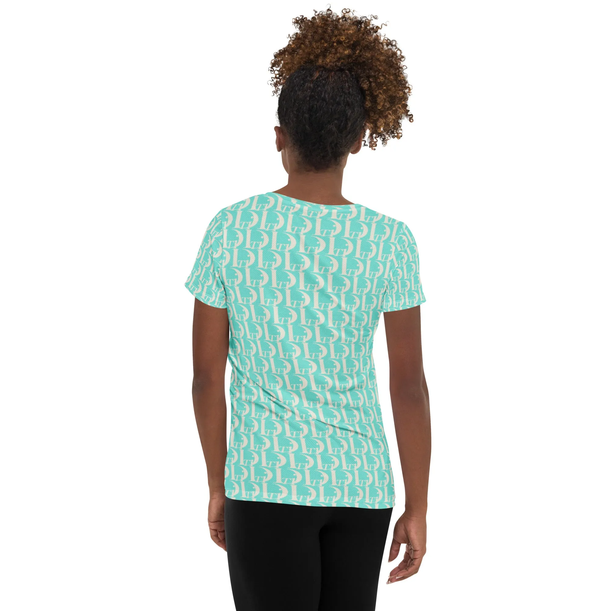 Descendants of the Island Ripple Women's Athletic T-shirt