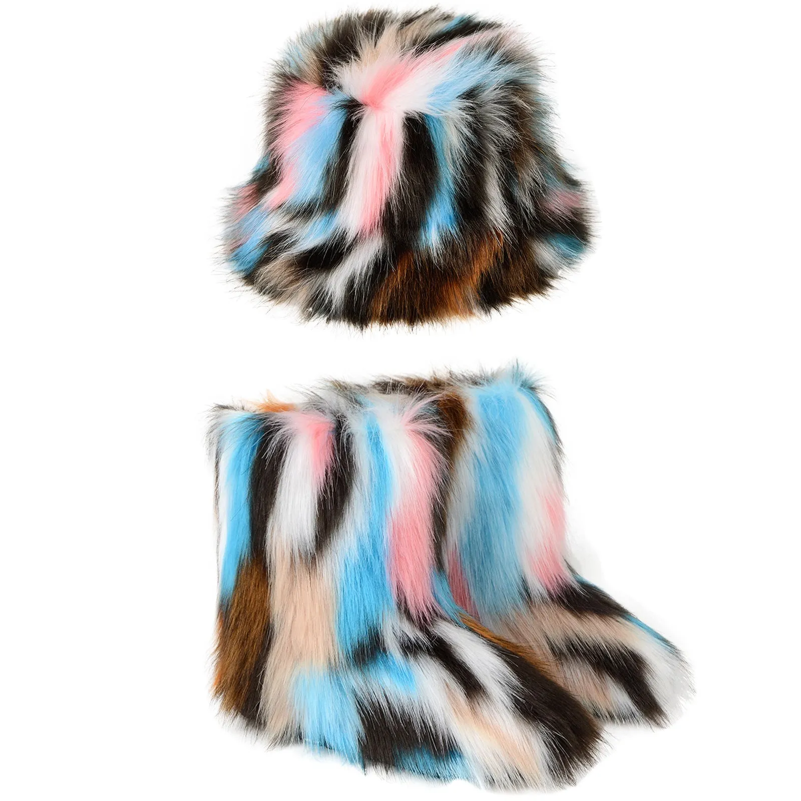 Dream Fuzzy Hat & Boots Set