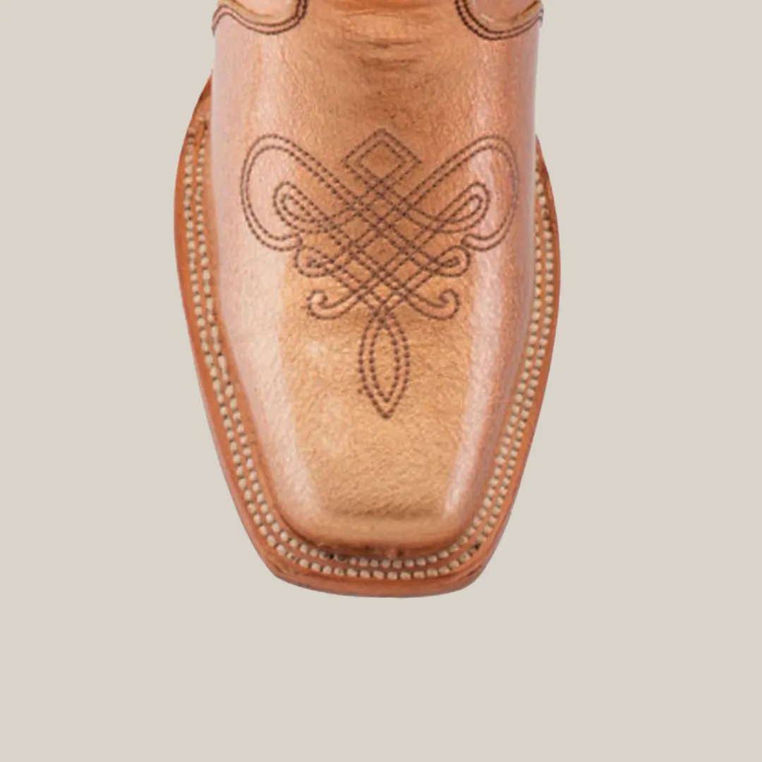 Eden Rose Gold - Tall Shaft - Narrow Aquare Toe