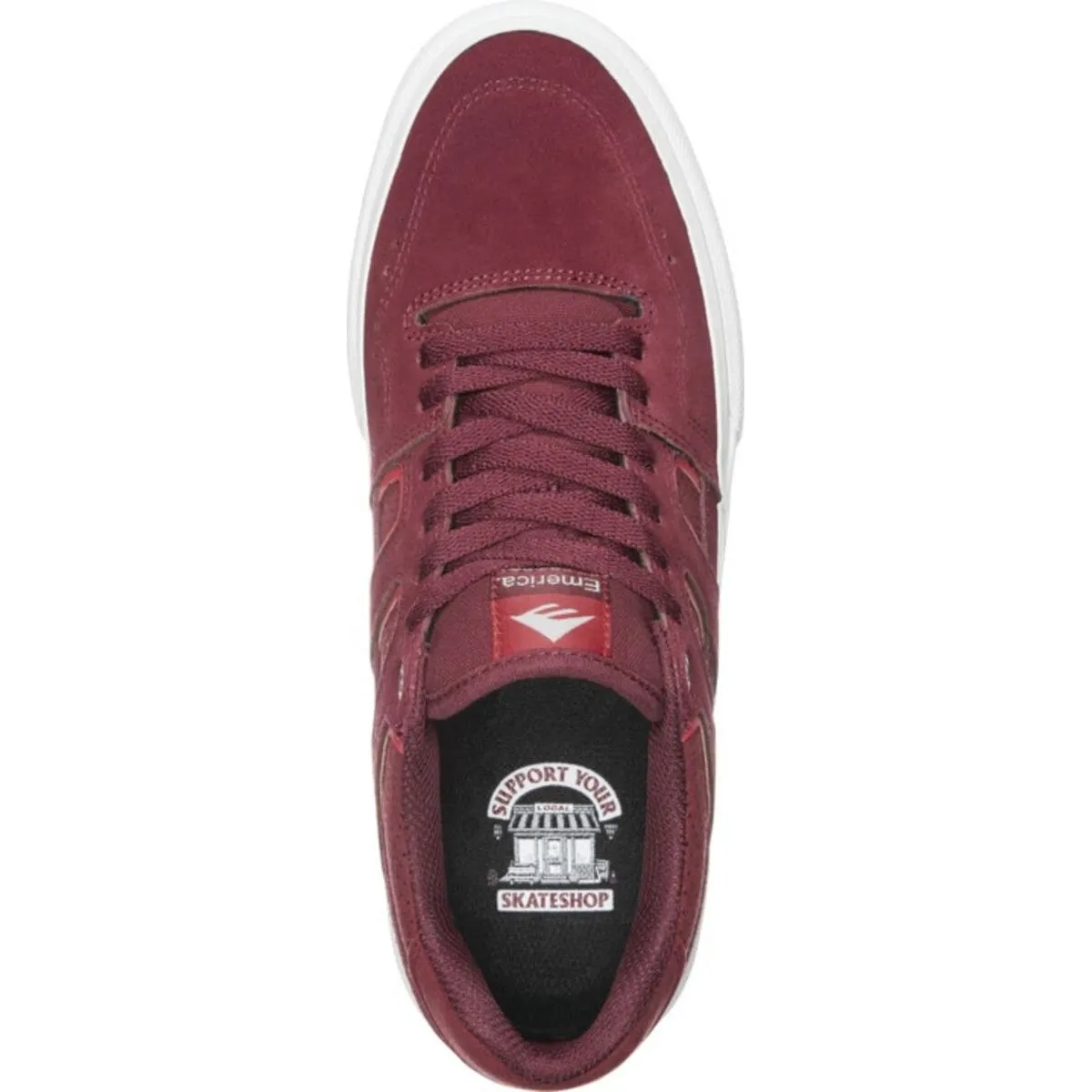 Emerica Tilt G6 Vulc Skate Shop Day Skateboard Shoe - Brick