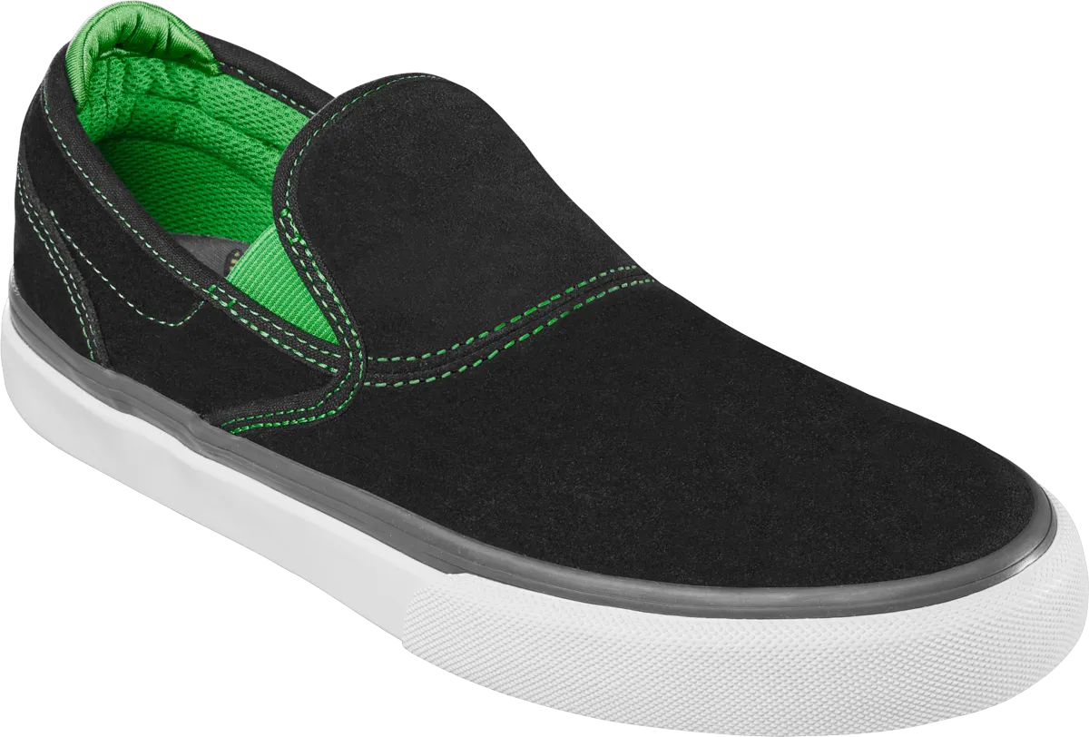 EMERICA X CREATURE WINO G6 SLIP-ON BLACK/GREEN