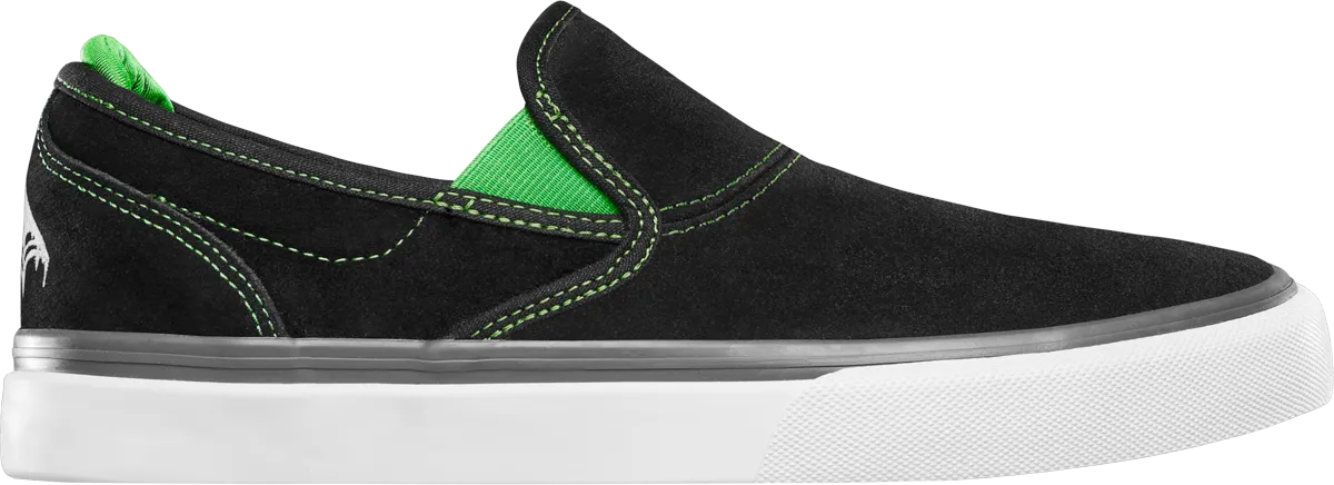 EMERICA X CREATURE WINO G6 SLIP-ON BLACK/GREEN