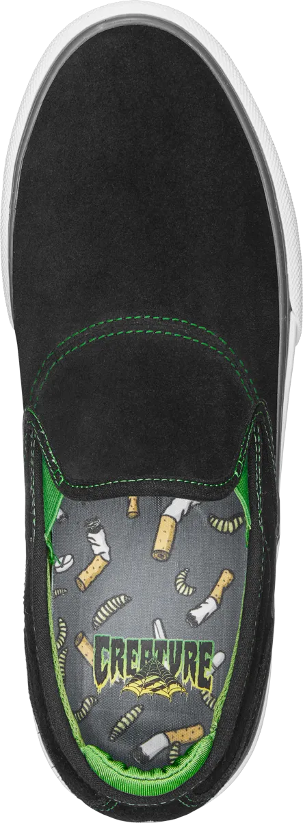 EMERICA X CREATURE WINO G6 SLIP-ON BLACK/GREEN