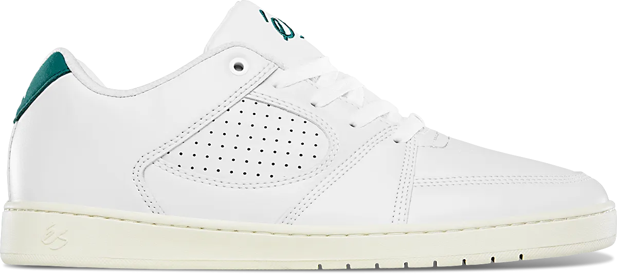 Es - Accel Slim Skateboard Shoes - White Tan - Sale