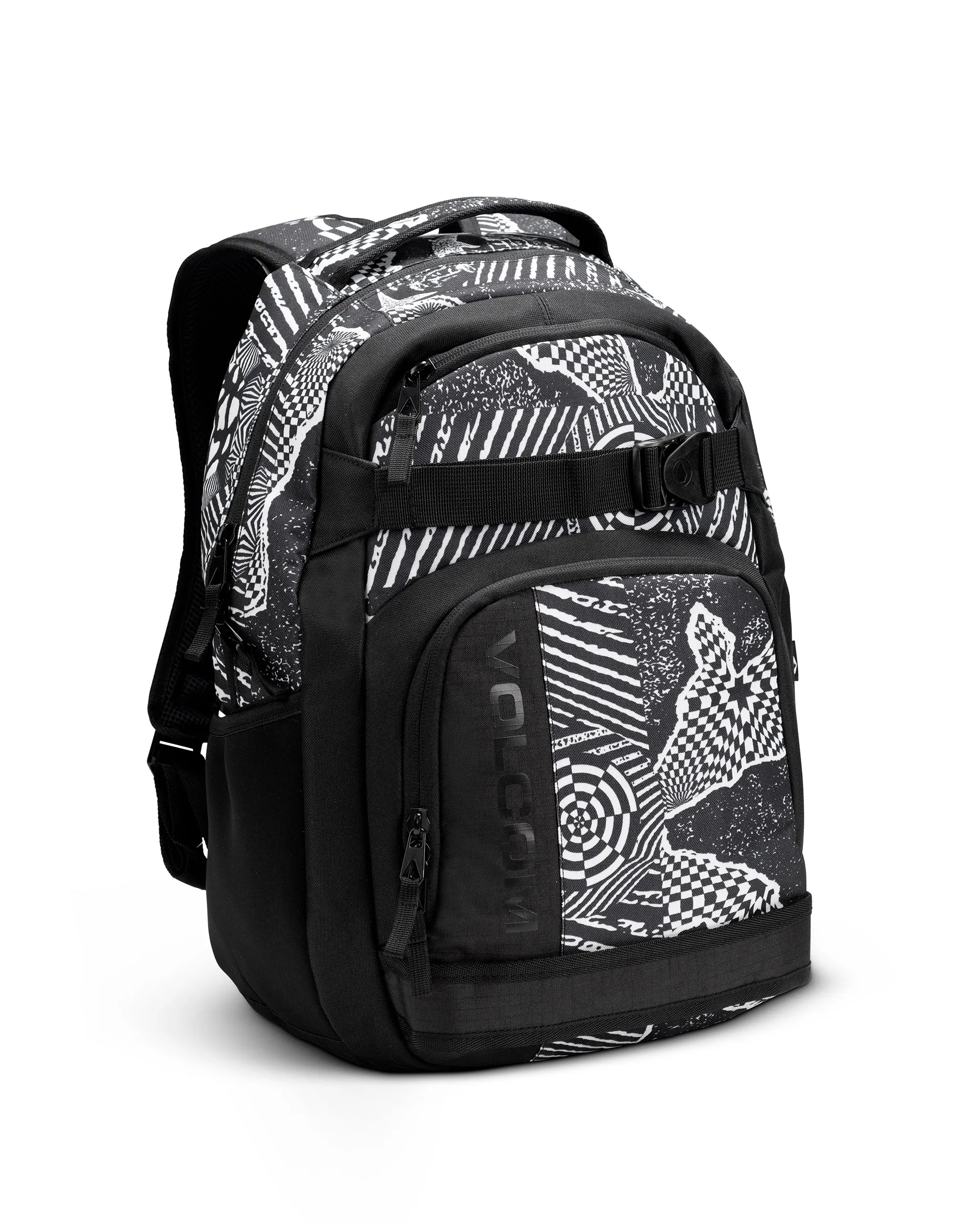 Everstone Skate Backpack - Black White