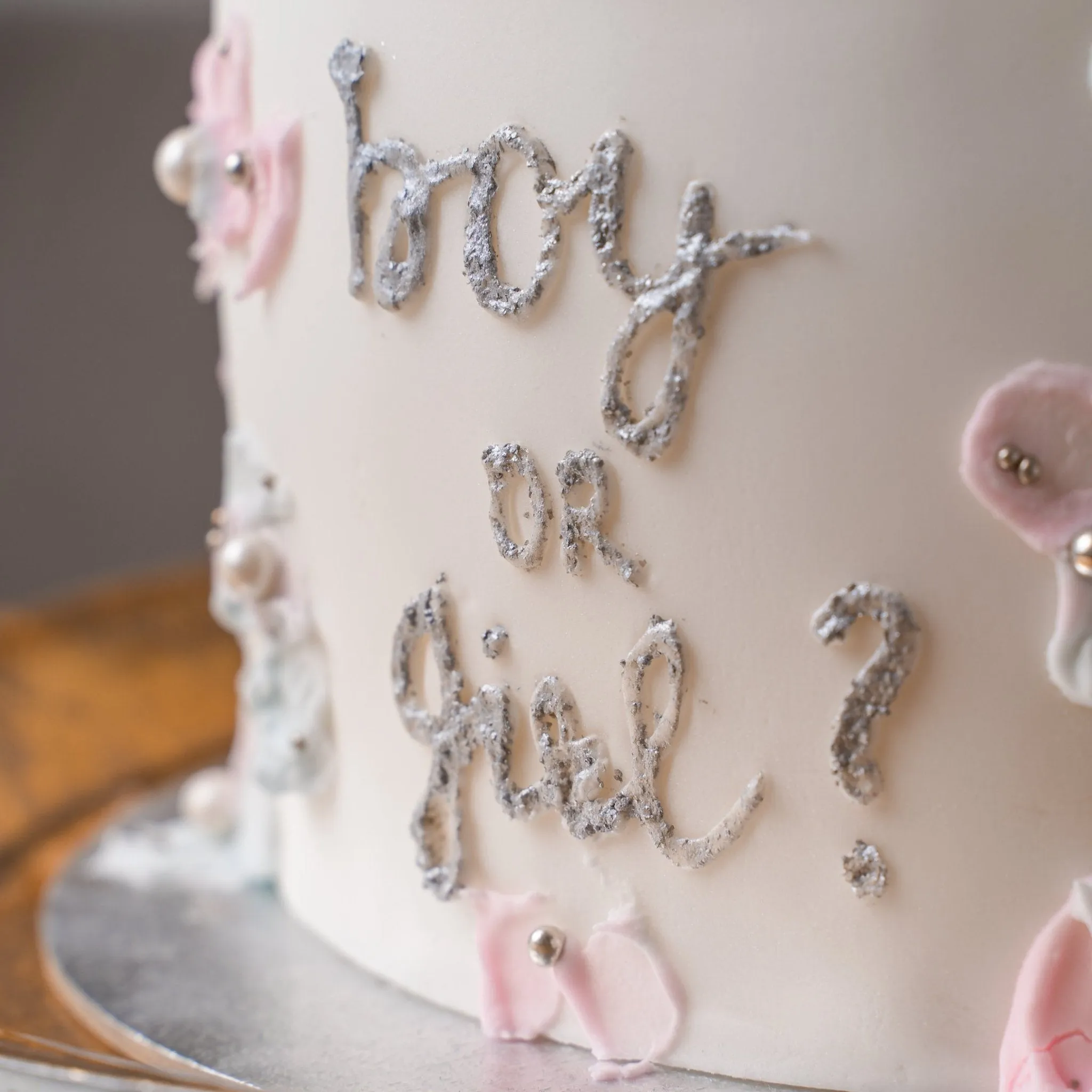 Gender Reveal Baby Shower Cake