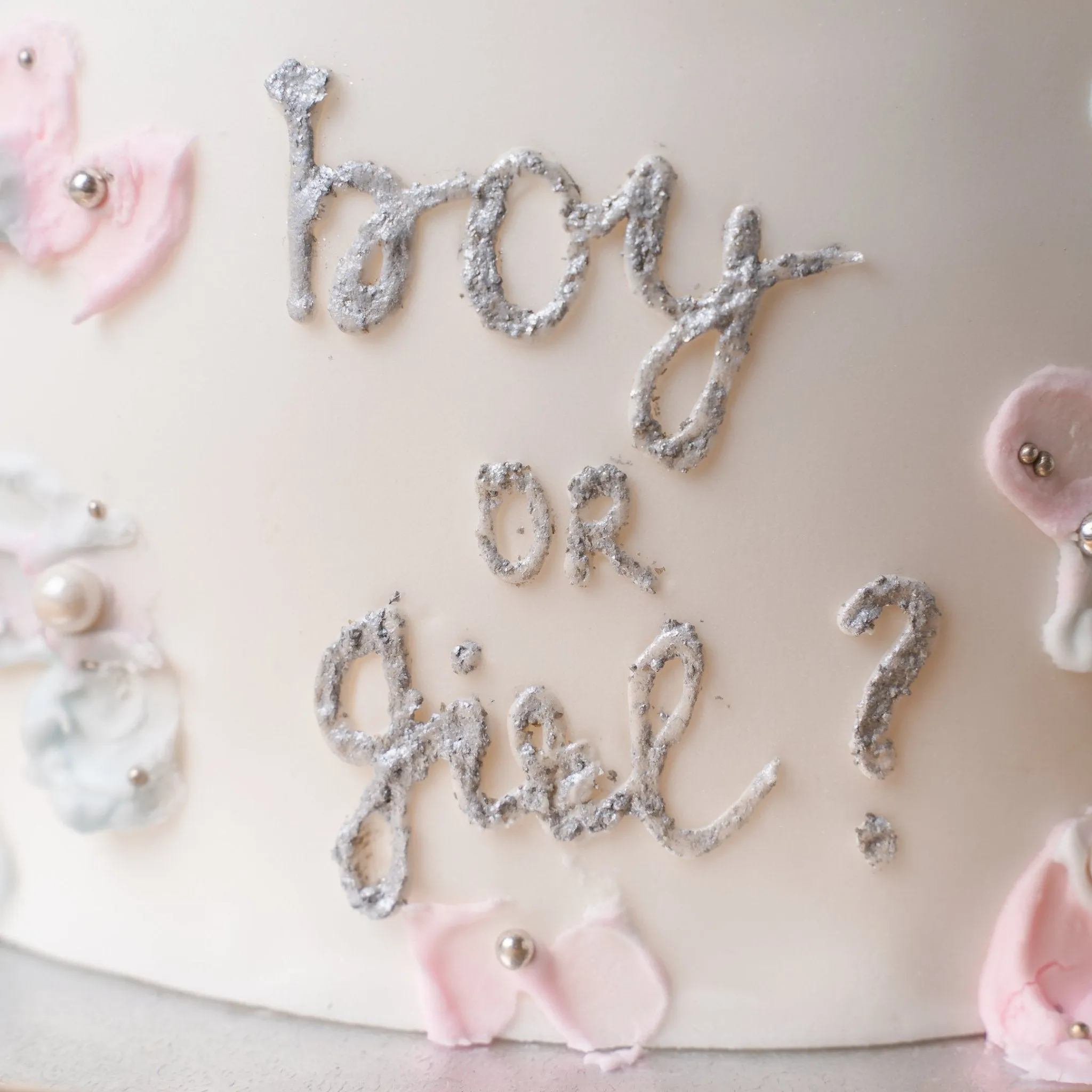 Gender Reveal Baby Shower Cake