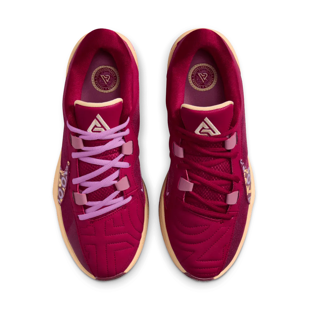 Giannis Antetokounmpo Freak 5 Basketball Shoes 'Red/Peach/Desert'