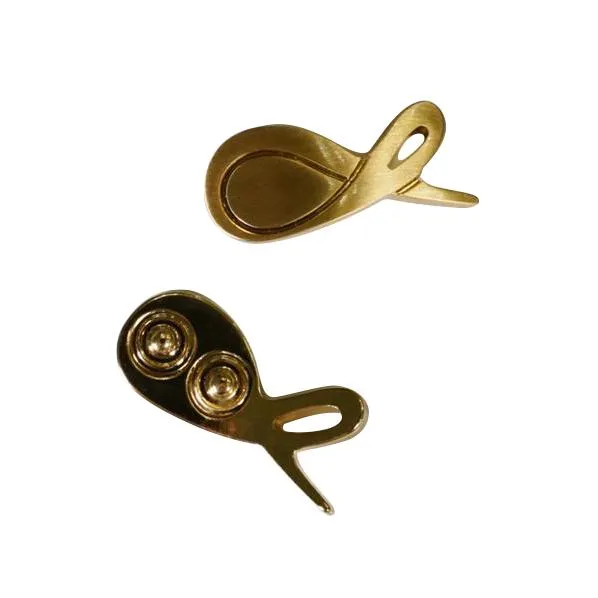Grafite With Yellow Gold Hardware Leather Slippers