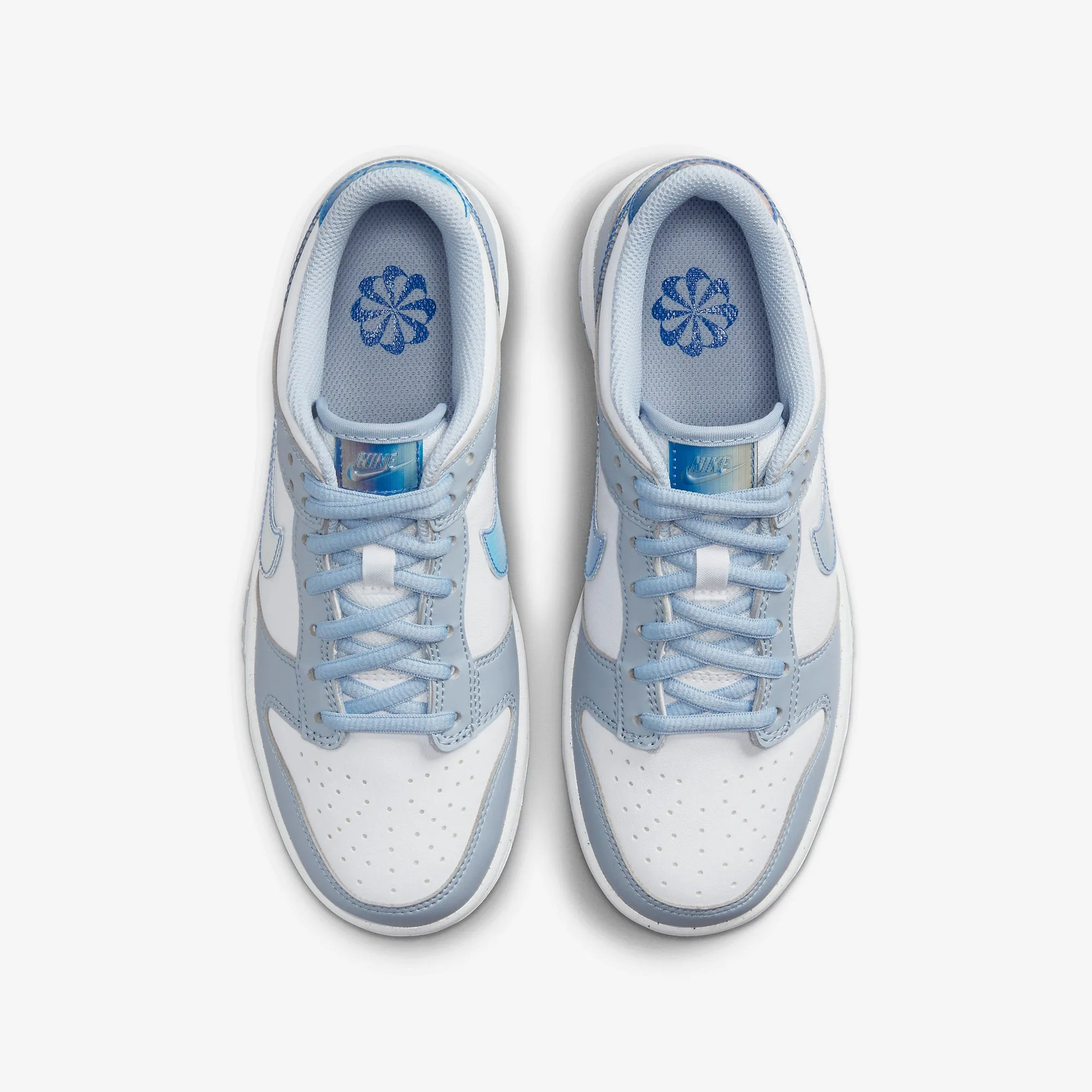 GS / Women's Nike Dunk Low "Blue Iridescent" Next Nature (FJ4668-400)