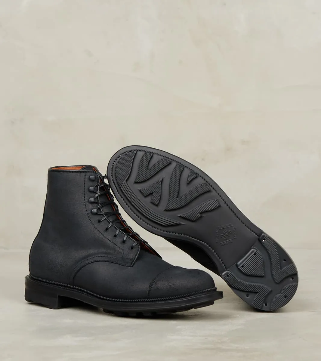 Halkett Boot - 2030 - Ridgeway - CF Stead Black Waxy Commander