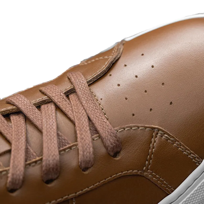 Height Increasing Tan Leather Coleman Sneaker Boots