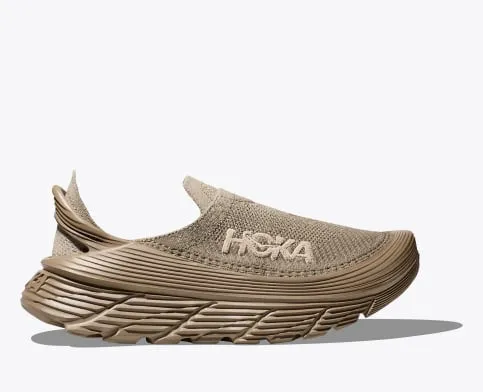 Hoka Restore TC Shoe in Satellite/StellarGrey, Stucco/Putty, Dune/Oxford Tan & Black