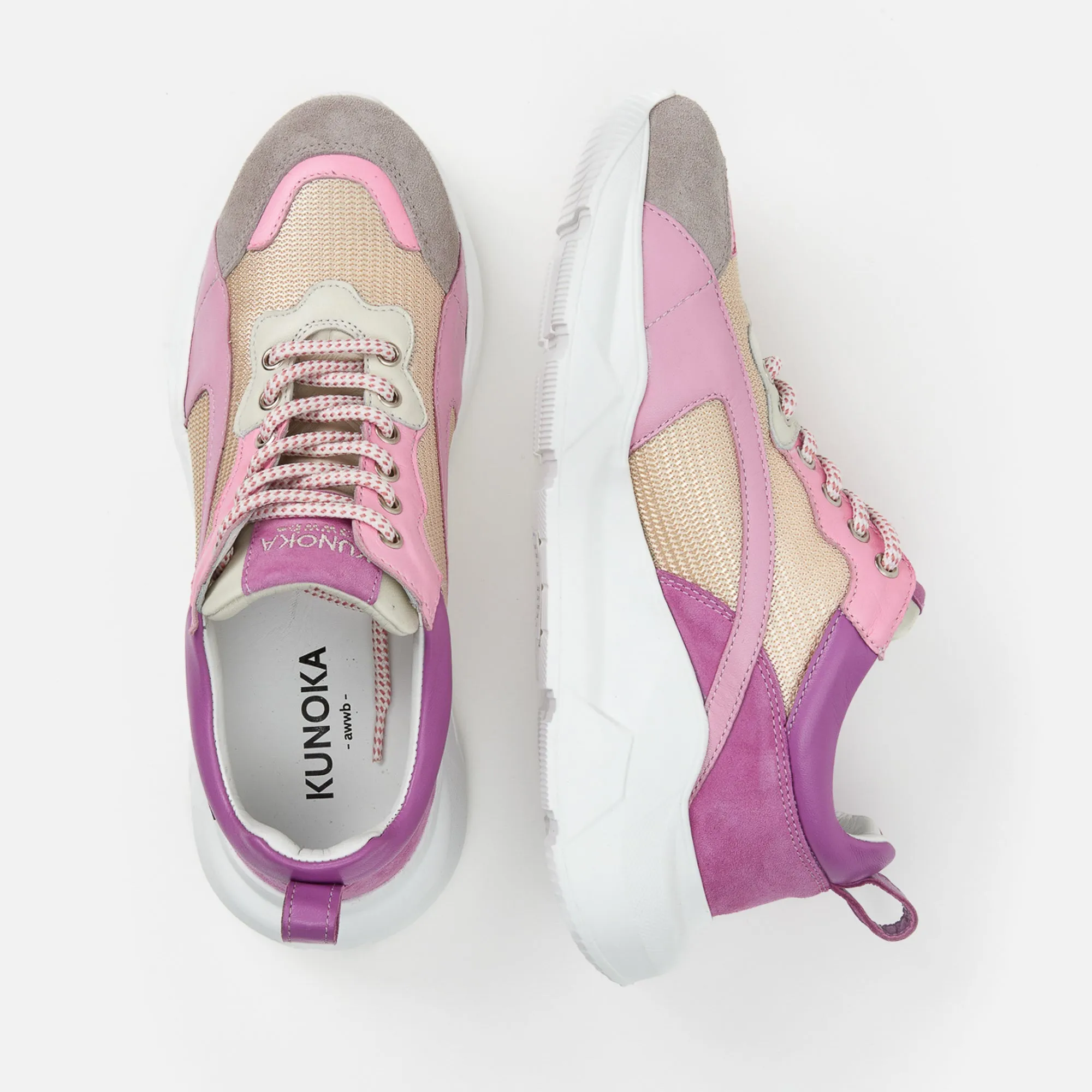 IZZI platform sneaker - Bubblegum