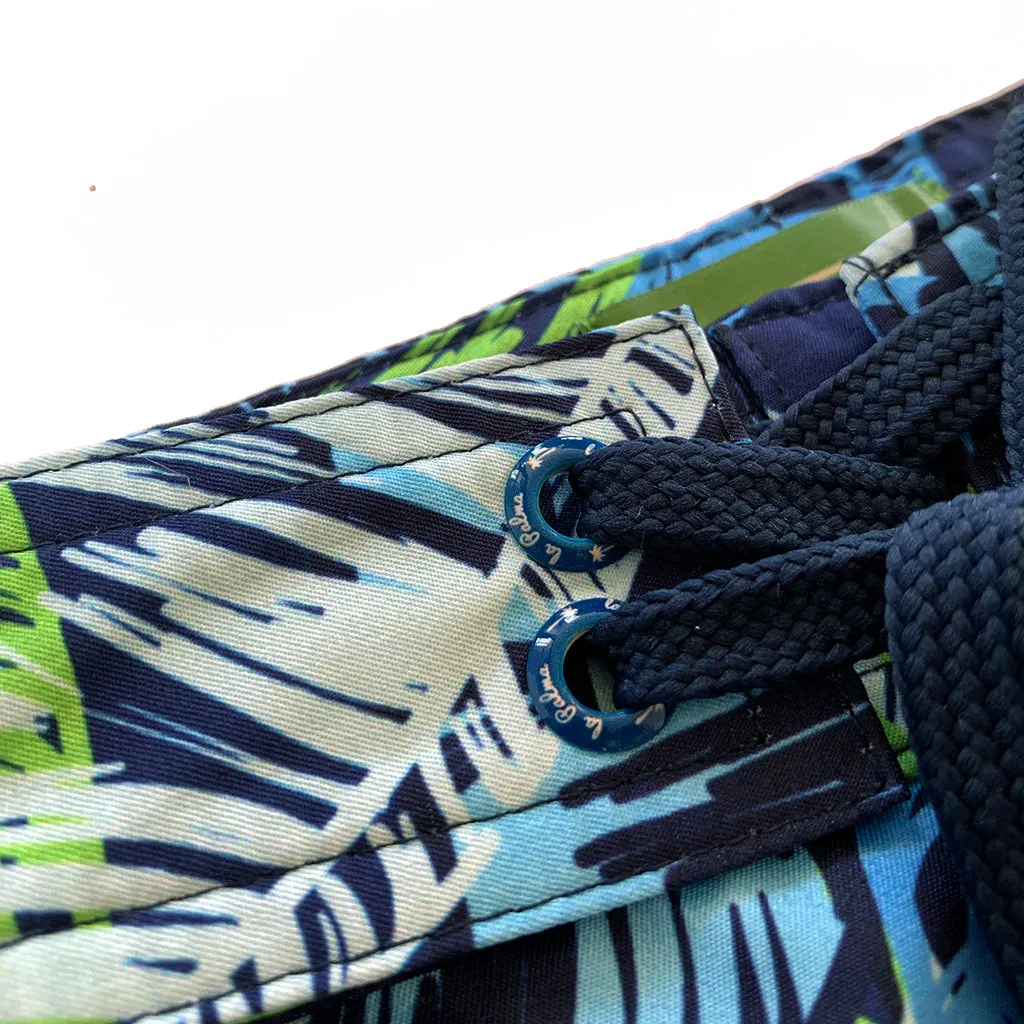 La Palma Eco-Beachwear Surf Botanical Print 17" Boardshorts
