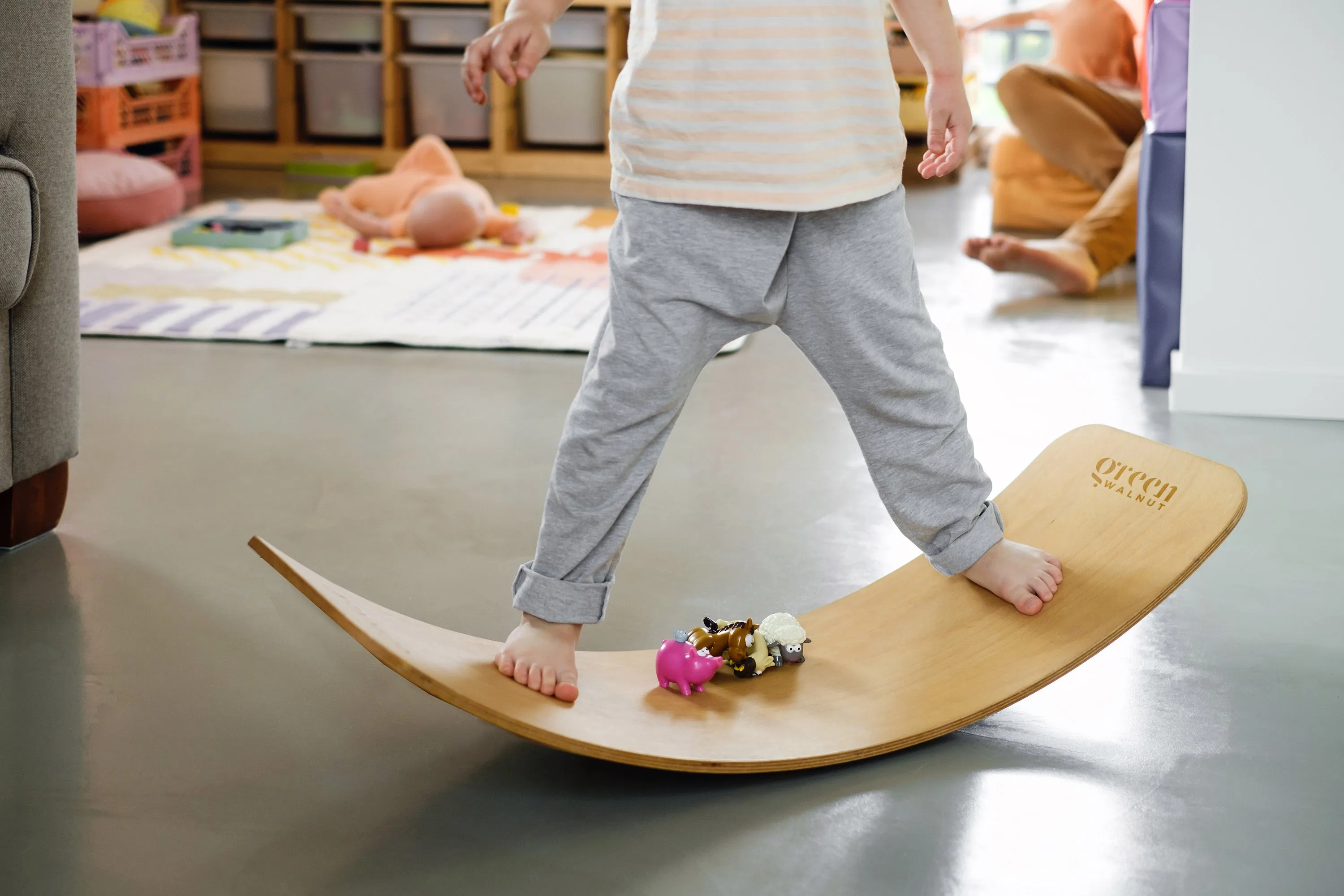 Large Wooden Balance Board (No Felt)