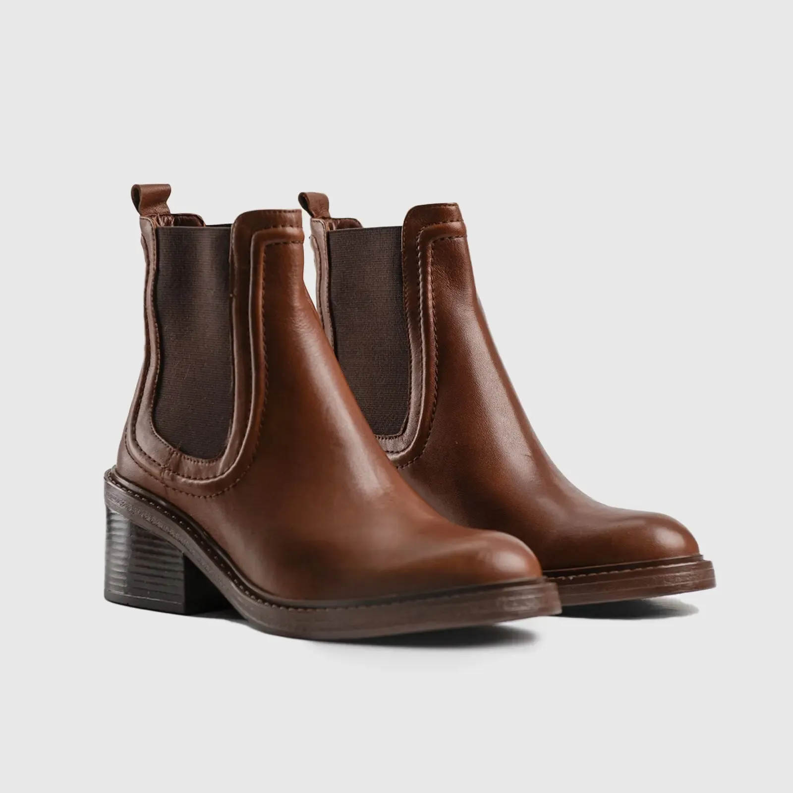 Leather Ankle Boots 11529